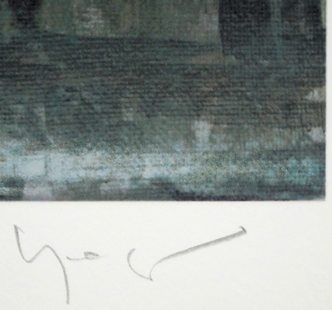 山形博導(ヒロヤマガタ)「パリの空の下」シルクスクリーン版画 本人直筆鉛筆サイン