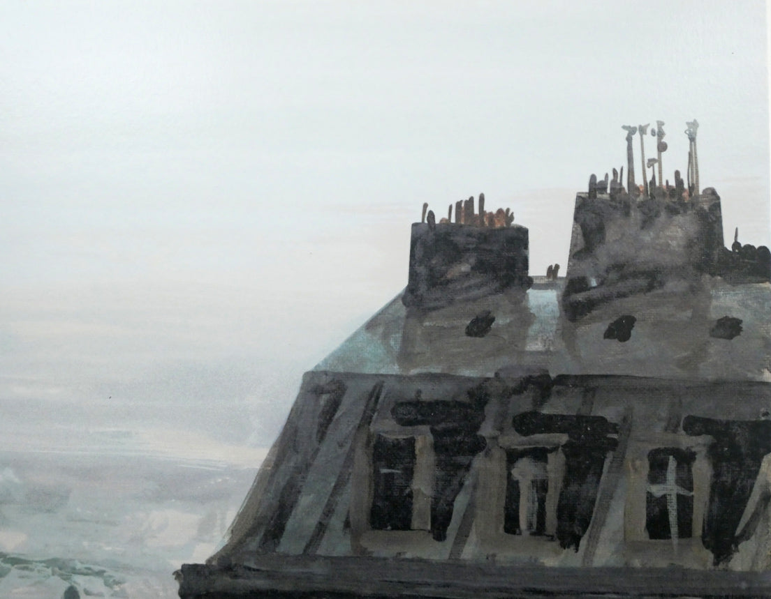 山形博導(ヒロヤマガタ)「パリの空の下」シルクスクリーン版画 拡大画像2