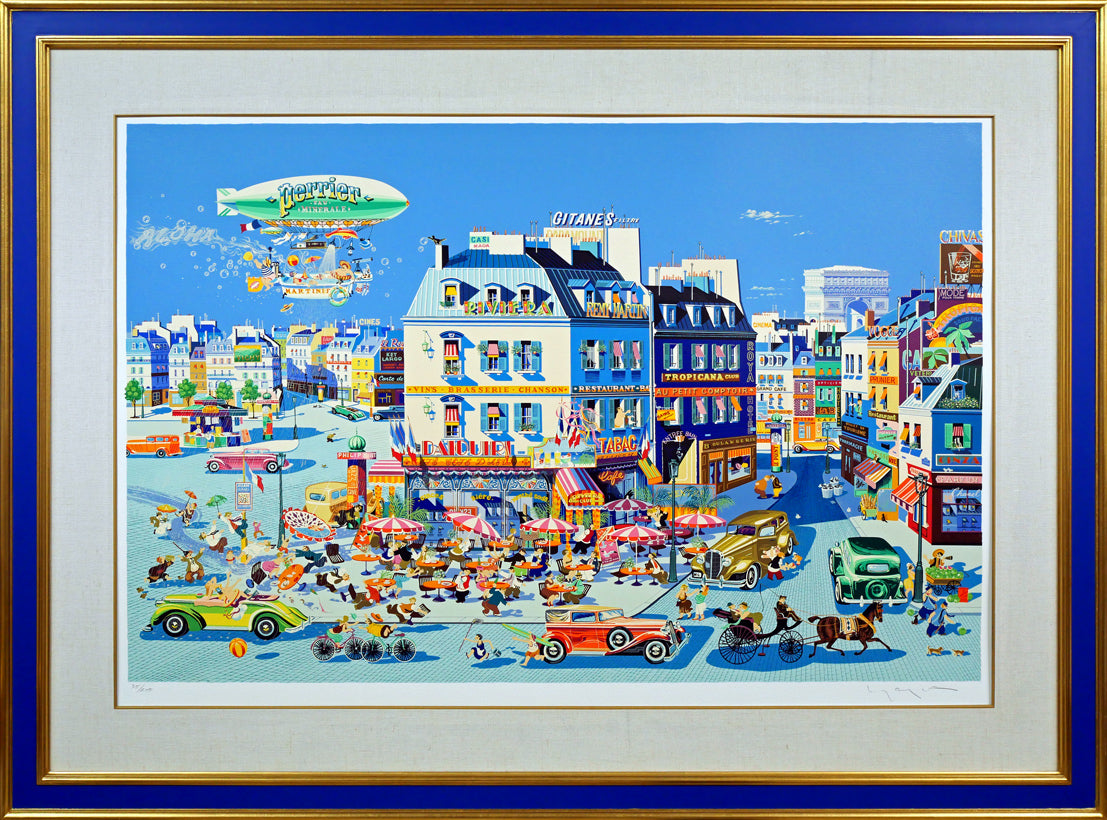 山形博導(ヒロヤマガタ)「ペリエ」シルクスクリーン版画