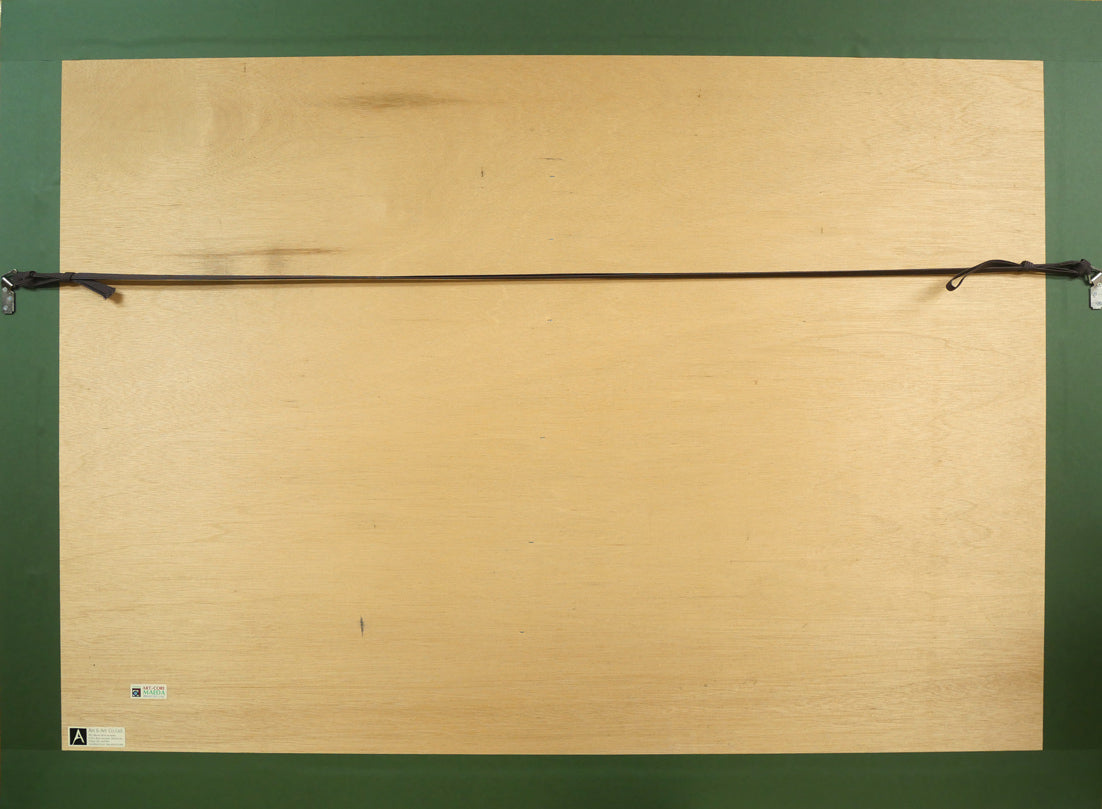 山形博導(ヒロヤマガタ)「ペリエ」シルクスクリーン版画 額縁裏側画像