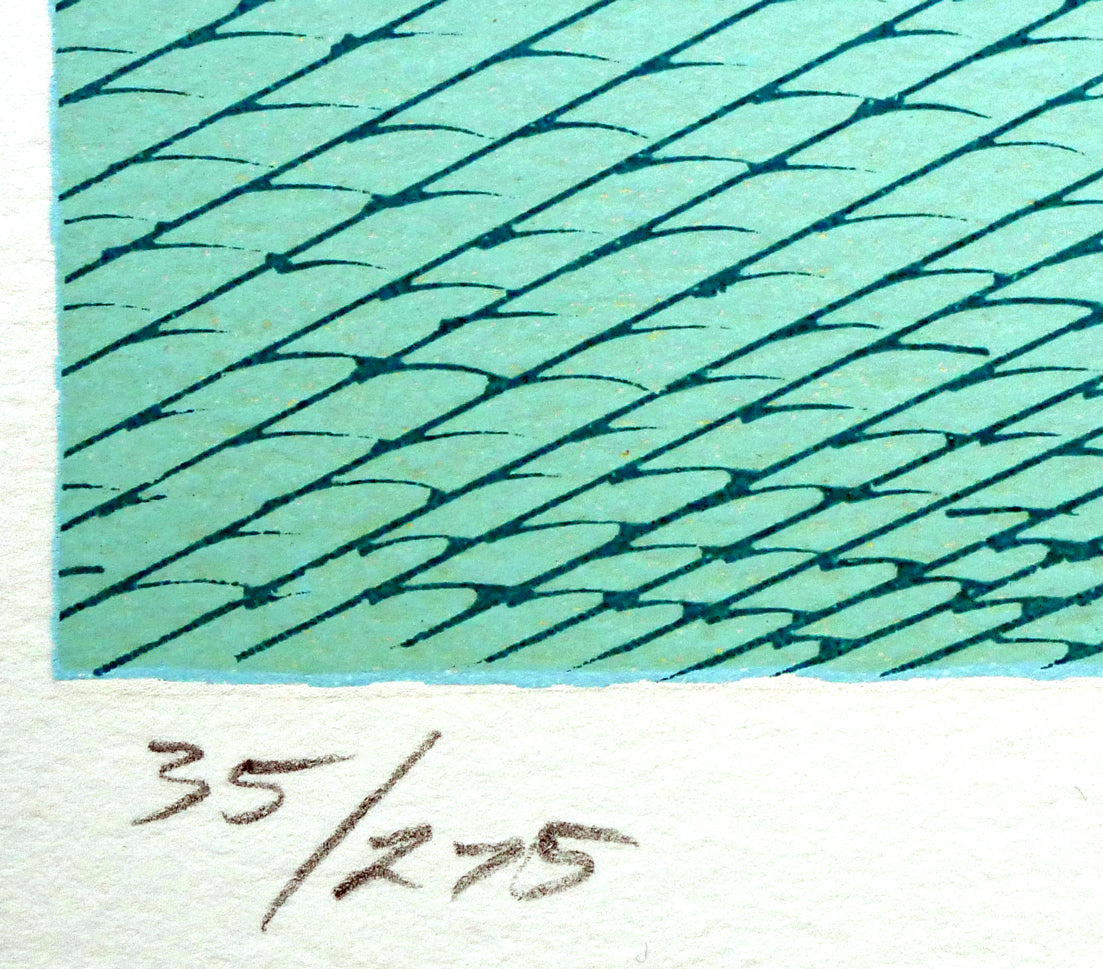 山形博導(ヒロヤマガタ)「ペリエ」シルクスクリーン版画 限定番号(ed,35/275)