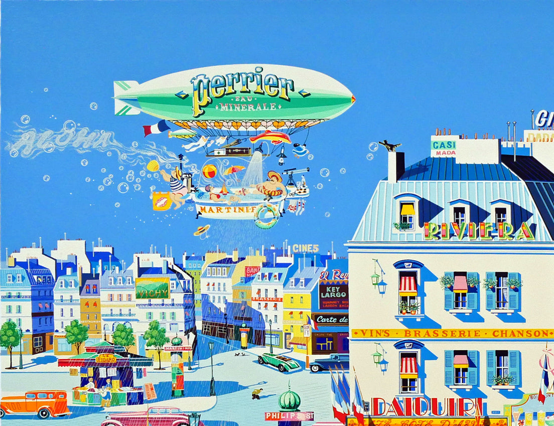 山形博導(ヒロヤマガタ)「ペリエ」シルクスクリーン版画 拡大画像1