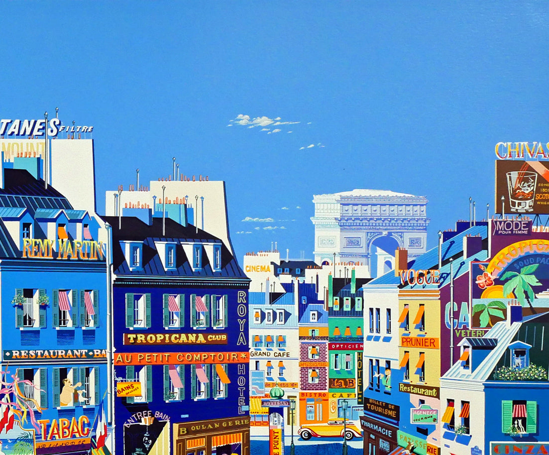 山形博導(ヒロヤマガタ)「ペリエ」シルクスクリーン版画 拡大画像2