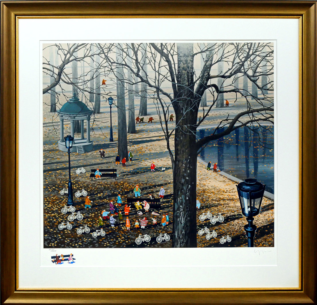 山形博導(ヒロヤマガタ)「プロポーズ」シルクスクリーン版画