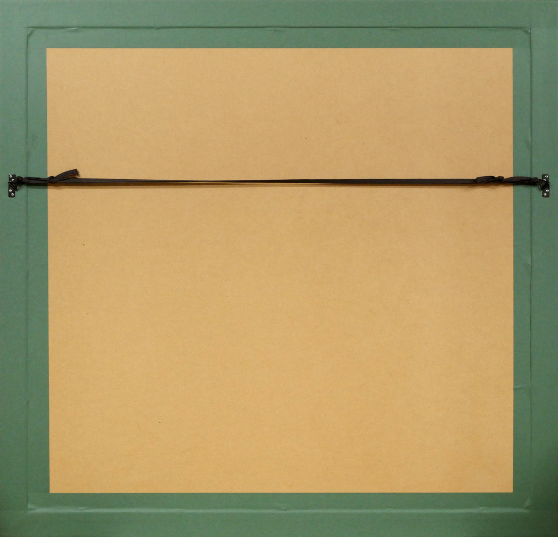 山形博導(ヒロヤマガタ)「プロポーズ」シルクスクリーン版画 額縁裏側画像