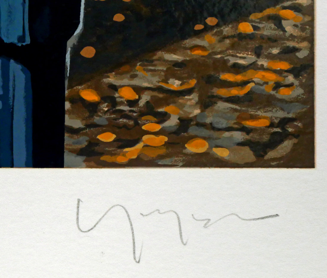 山形博導(ヒロヤマガタ)「プロポーズ」シルクスクリーン版画 本人直筆鉛筆サイン