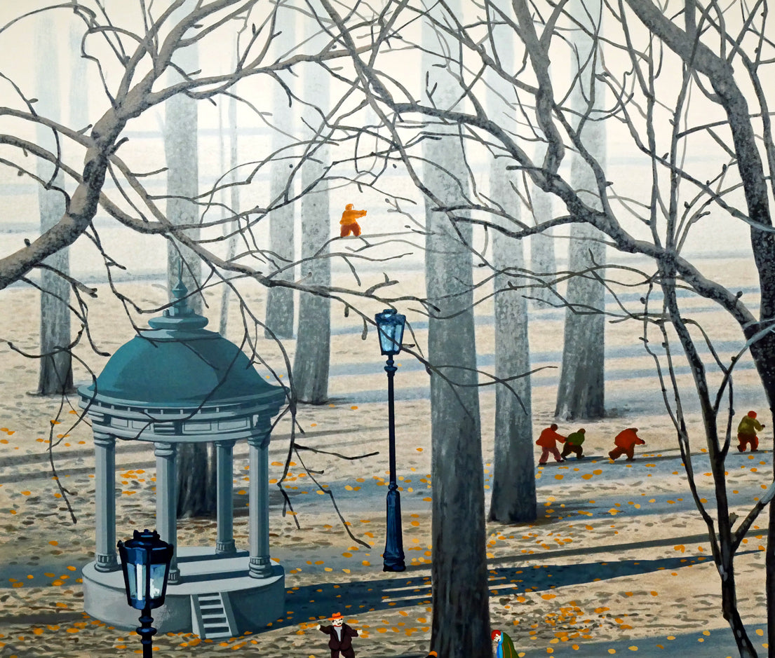 山形博導(ヒロヤマガタ)「プロポーズ」シルクスクリーン版画 拡大画像1