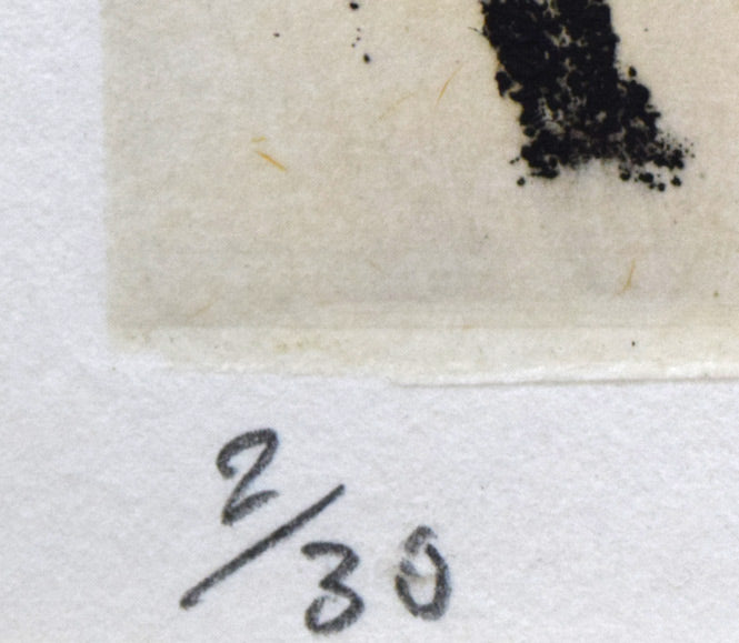 本田明二「仔馬」銅版画 限定番号(ed,2/30)