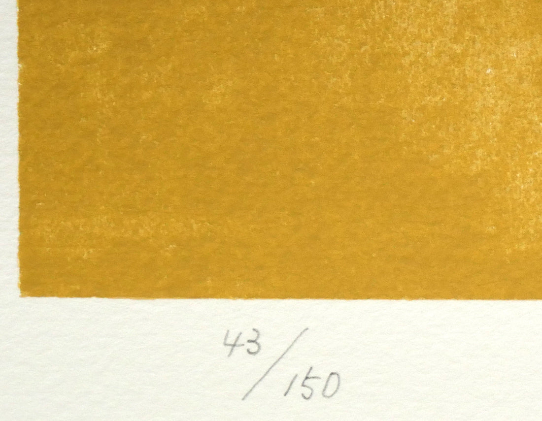 堀文子「仙人草と檜扇あやめ」セリグラフ 限定番号(ed,43/150)