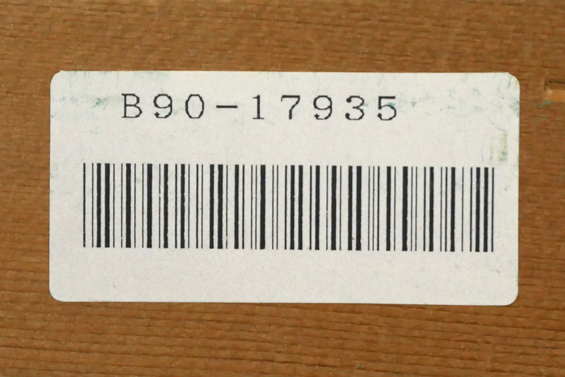 堀田高「花の庭(南仏カーニュにて)」油絵・特寸30号 裏拡大画像1(「一枚の繪」管理番号シール)