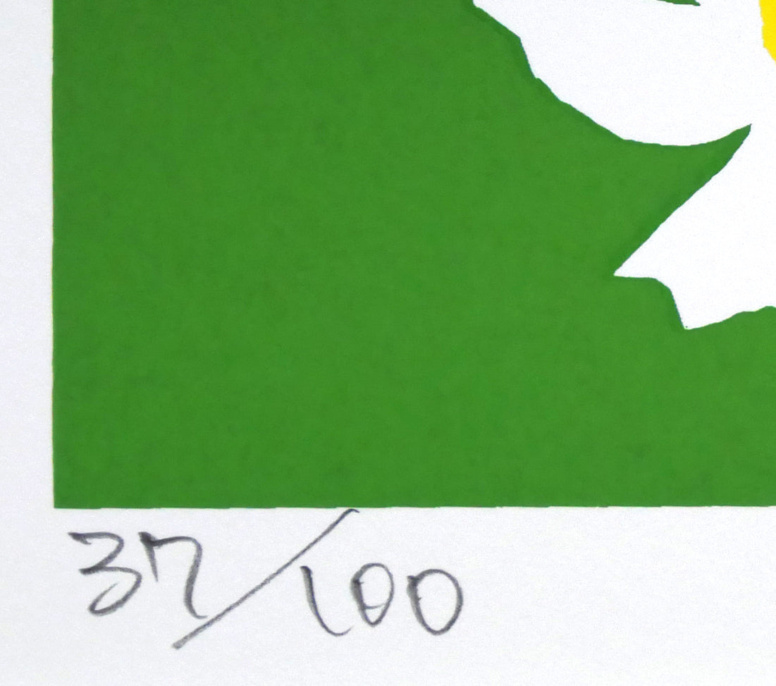 藤倉英幸「秋日」シルクスクリーン版画 限定番号(ed,37/100)