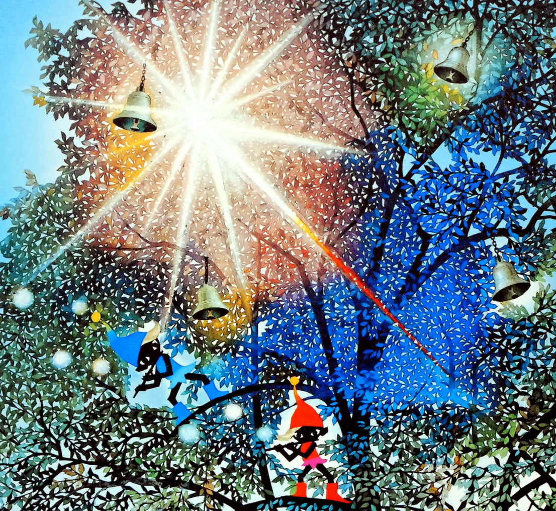 藤城清治「光陰の中の巣立つ子馬たち」レフグラフファイン版画 拡大画像6