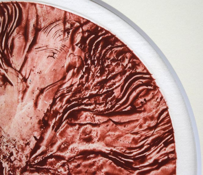 一原有徳「無題(円窓)」銅版画 拡大画像2