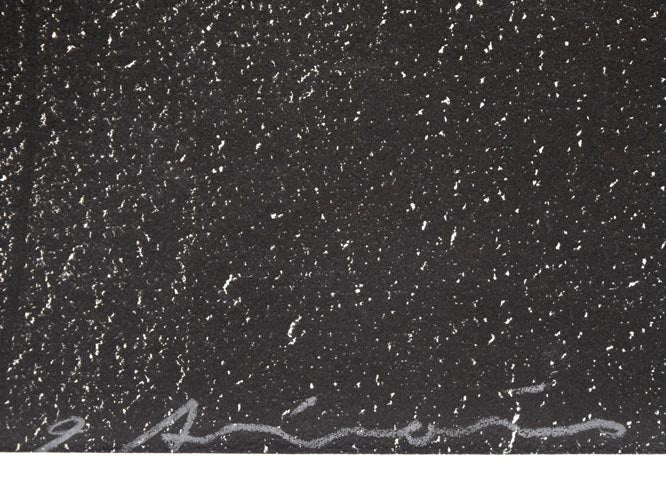 一原有徳「FH(2)」銅版画・50号(大型作品) 本人直筆鉛筆サイン