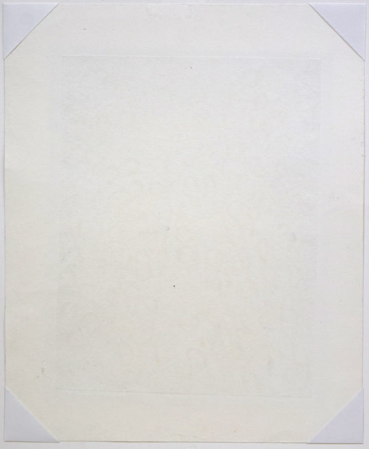 一原有徳「RIW(21)」銅版画 作品シート裏側画像