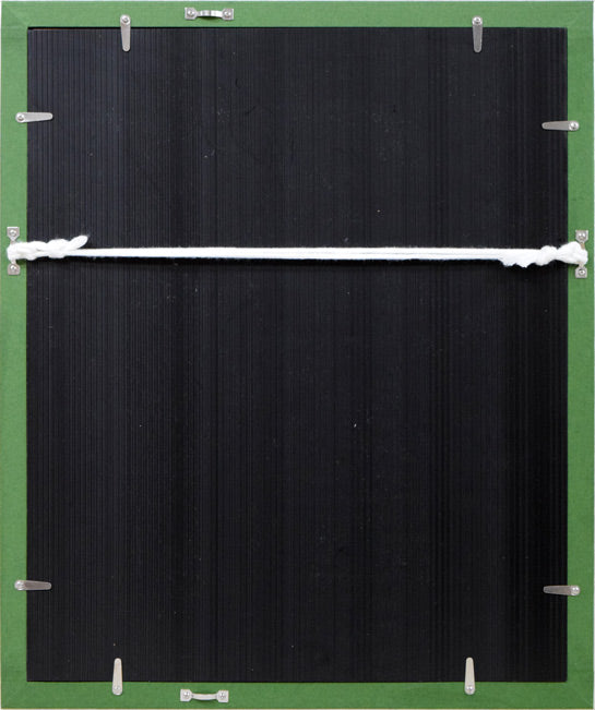 一原有徳「RIW(21)」銅版画 額縁裏側画像