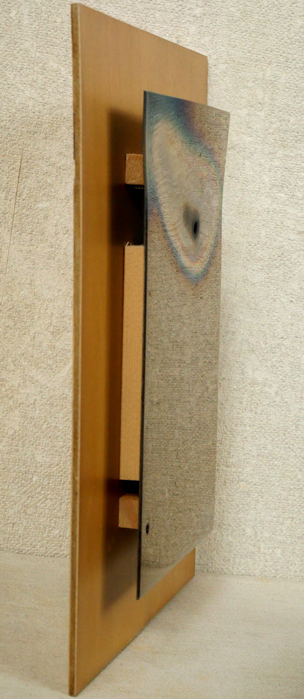 一原有徳「作品(SUM)」熱版、顔料(蛍光塗料)、ステンレス(一点物) 拡大画像5