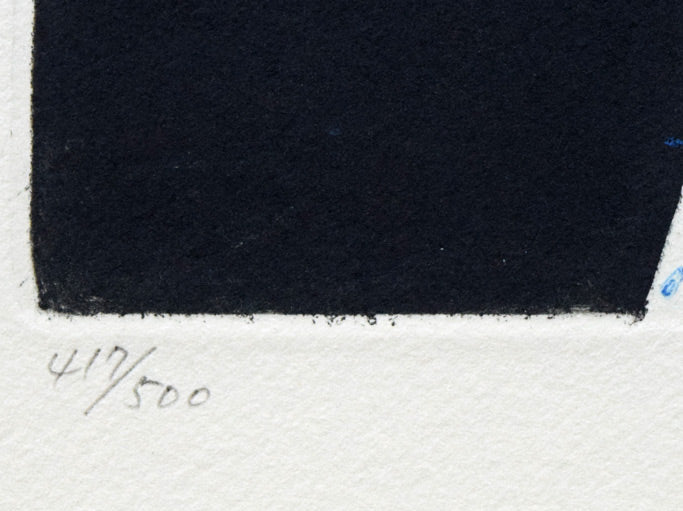 池田満寿夫「うつろなスフィンクス」銅版画 限定番号(ed,417/500)拡大画像