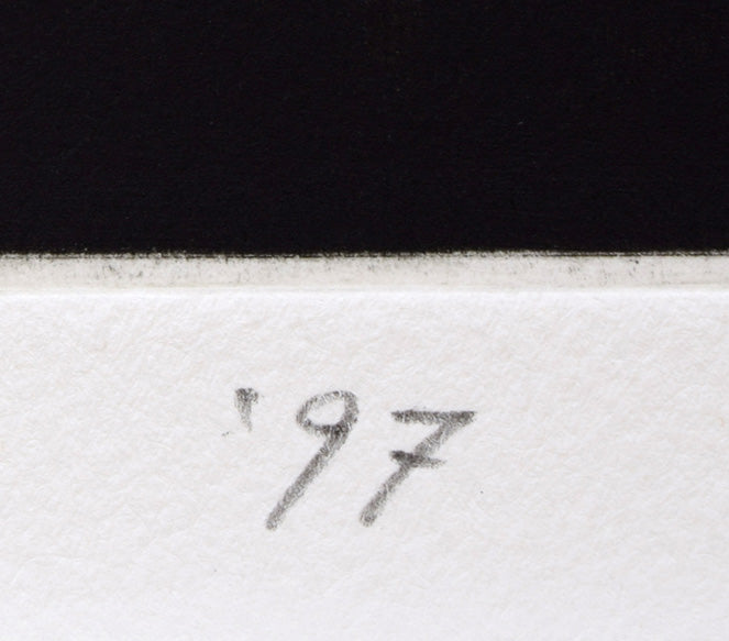 生田宏司「コタンコルカムイ(シマフクロウ)」銅版画(メゾチント) 製作年拡大画像