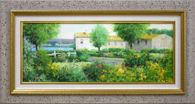 生田明「プロバンス」油絵・WF3号