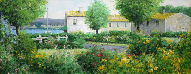 生田明「プロバンス」油絵・WF3号 作品全体画像