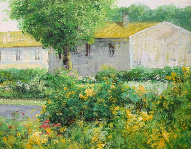 生田明「プロバンス」油絵・WF3号 拡大画像4