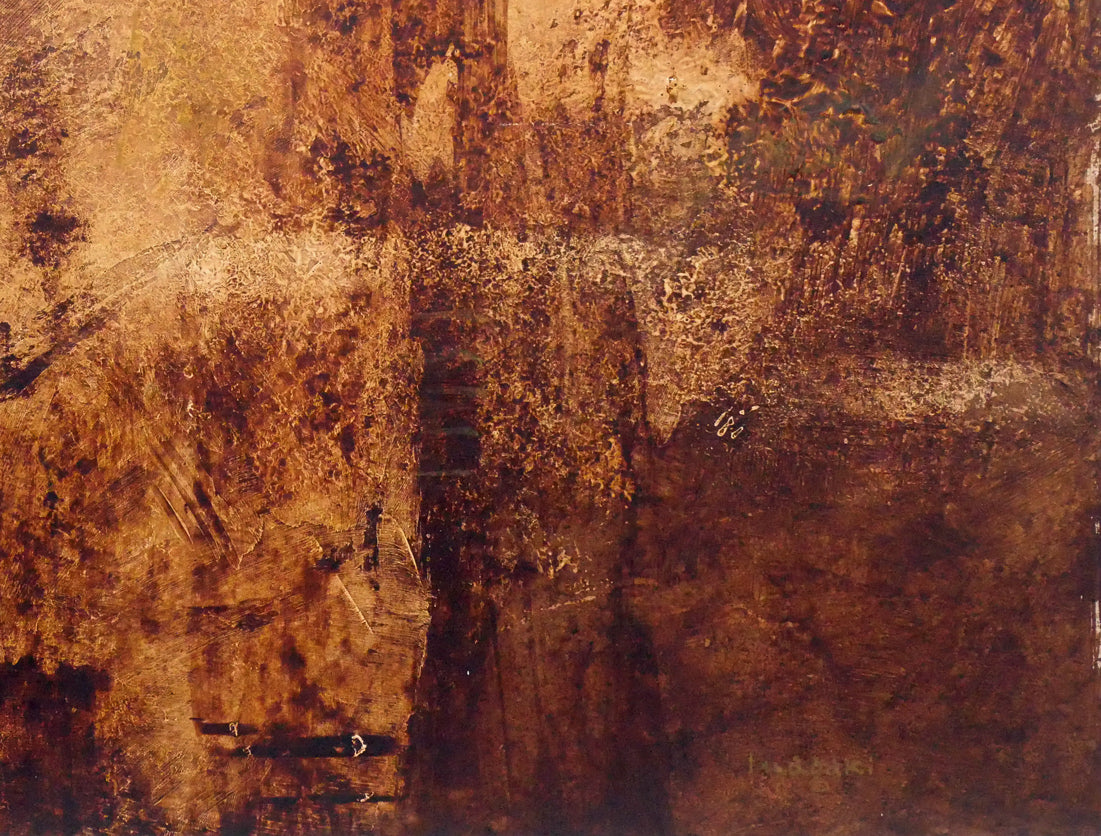 稲垣昌紀「壁の前の少女(イタリヤ)」油絵・10号 拡大画像6