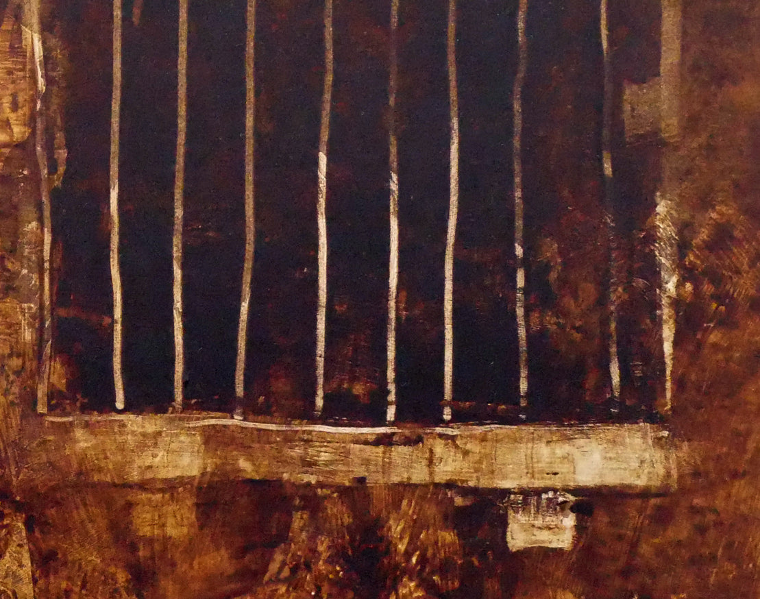 稲垣昌紀「壁の前の少女(イタリヤ)」油絵・10号 拡大画像4