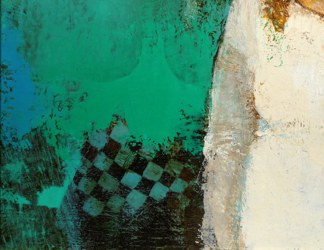 稲垣昌紀「人形と少女」油絵・F10号 拡大画像4