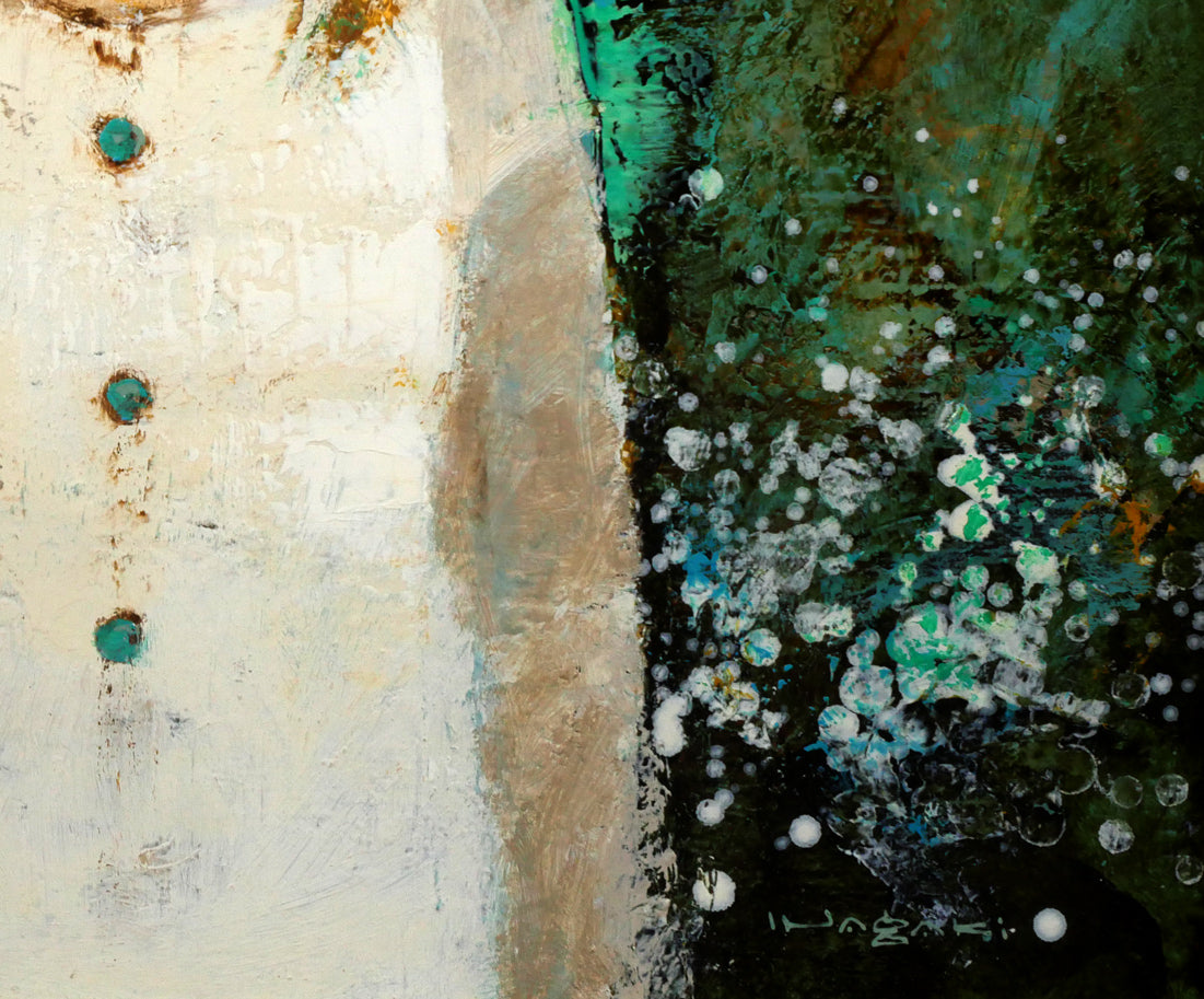 稲垣昌紀「人形と少女」油絵・F10号 拡大画像5