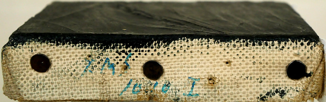 因藤壽「作品61・10・10・Ⅰ」油絵・ミニチュアサイズ(9×7cm) キャンバス側面画像