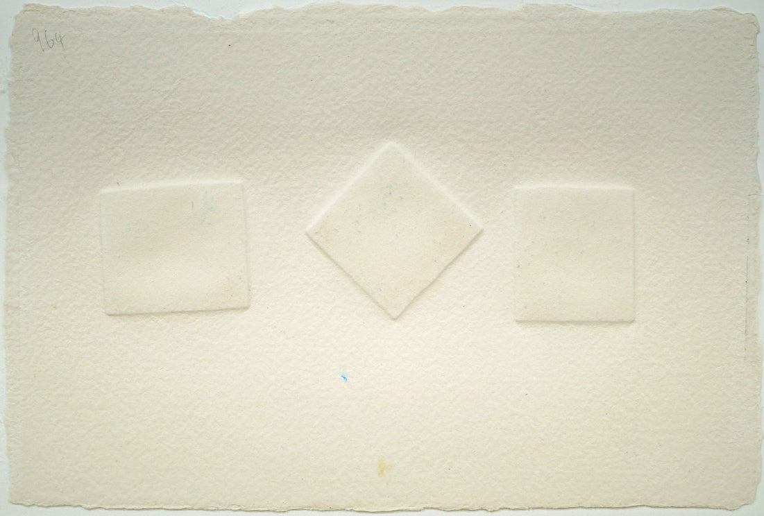 ジョアン アイザック(Joanne ISAAC)「Tapio Wirkkala and Shirley Poppies」銅版画に手彩色 作品シート裏側画像