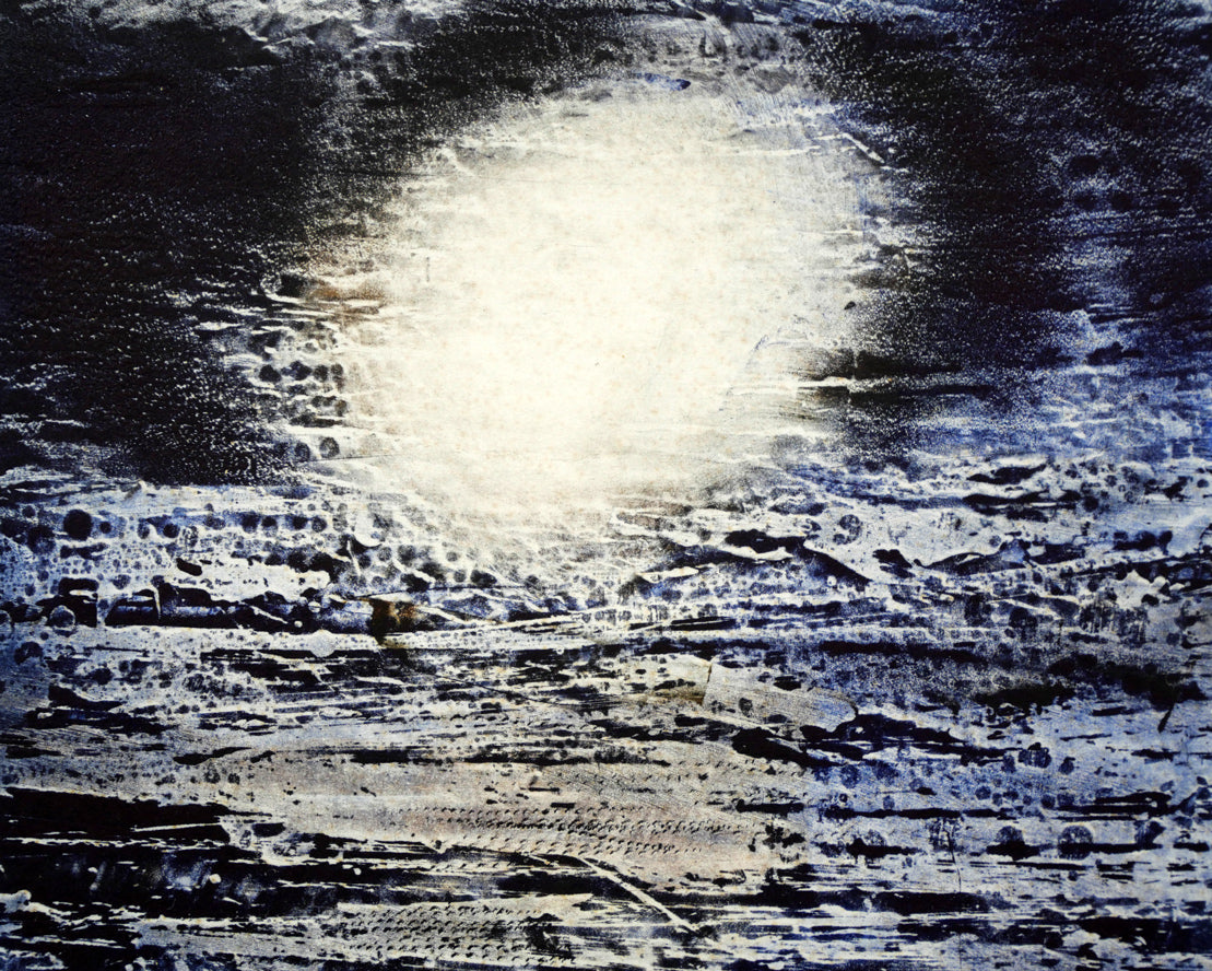 一原有徳「雪原」銅版画 拡大画像1