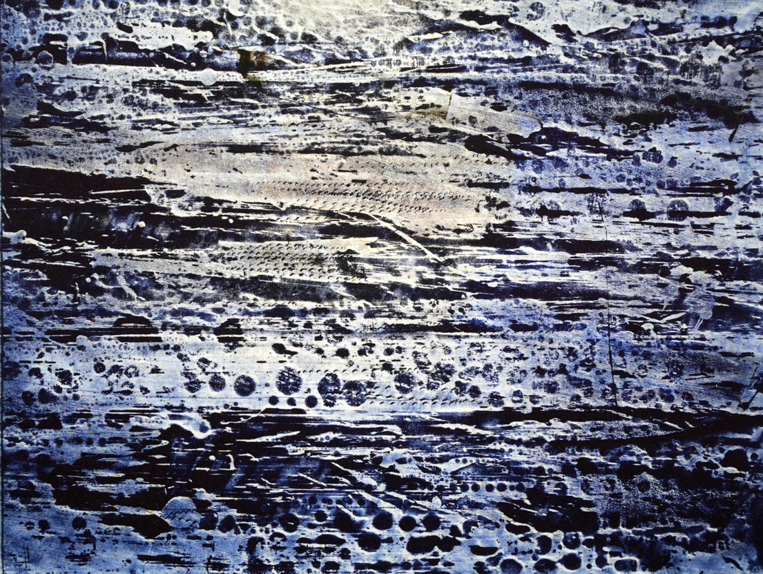 一原有徳「雪原」銅版画 拡大画像3