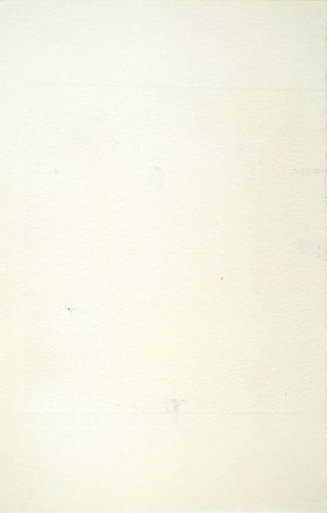 一原有徳「雪原」銅版画 作品裏側画像