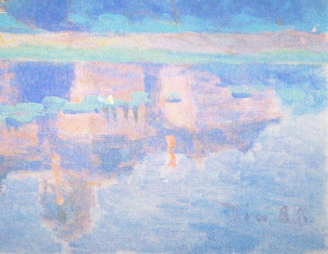 伊藤仁「道庁」シルクスクリーン版画 拡大画像5