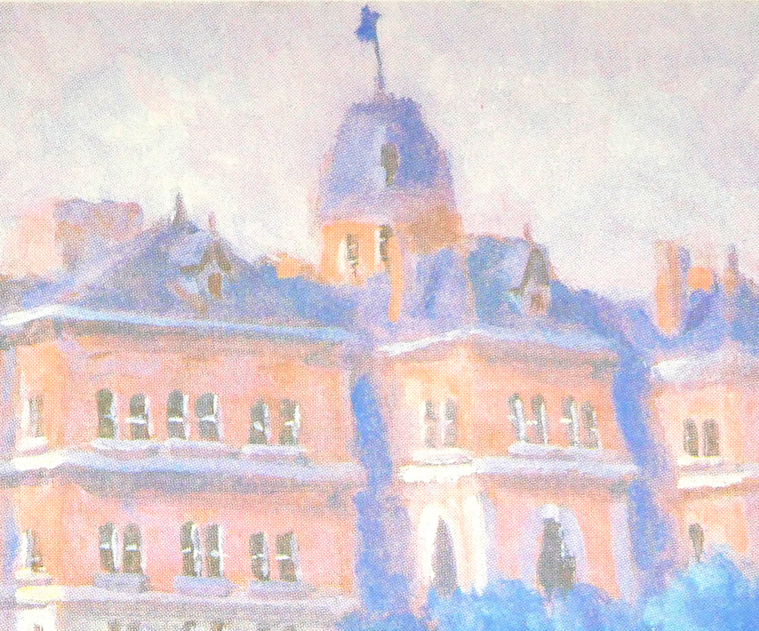 伊藤仁「道庁」シルクスクリーン版画 拡大画像2