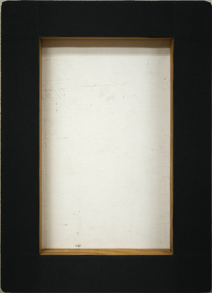 伊東将夫「人物像」油絵・SM 作品裏側画像