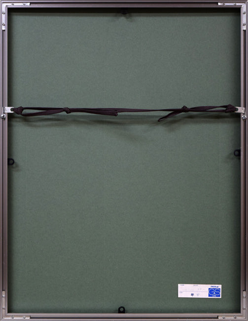 伊藤倭子「赤い実」銅版画 額縁裏側画像