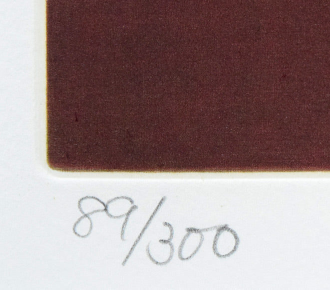 伊藤倭子「さくらんぼ」銅版画 限定番号(ed,89/300)