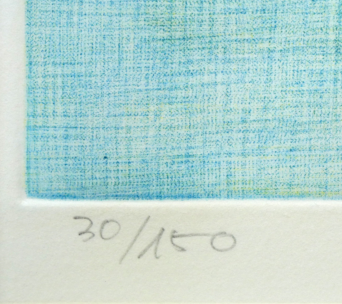 伊藤倭子「ペチュニア」銅版画 限定番号(ed,30/150)