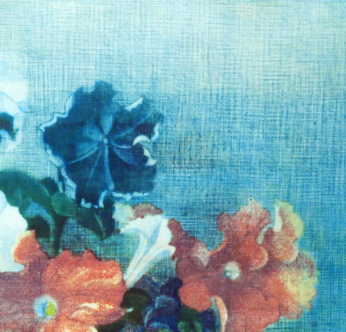 伊藤倭子「ペチュニア」銅版画 拡大画像2