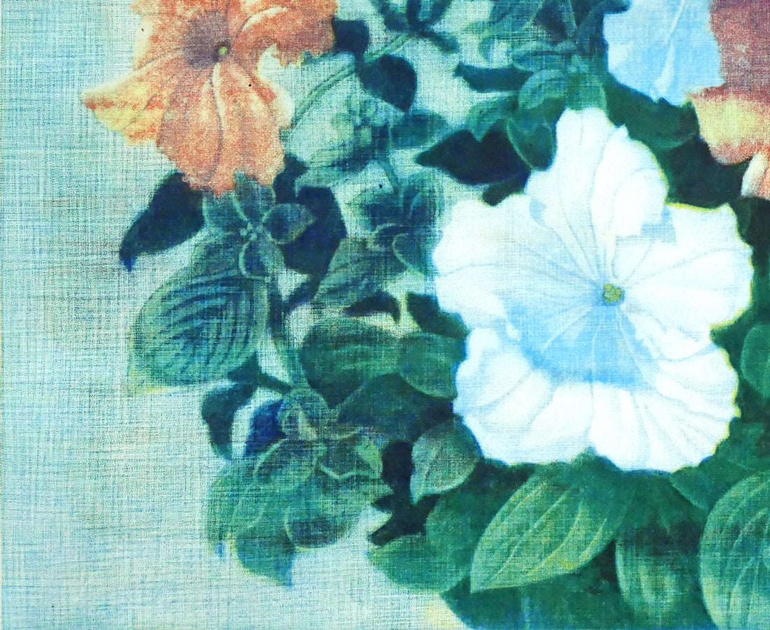 伊藤倭子「ペチュニア」銅版画 拡大画像3