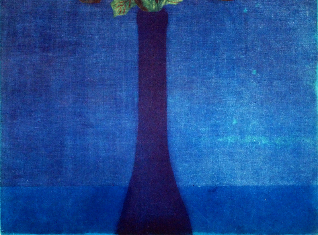 伊藤倭子「スイートピー」銅版画 拡大画像4