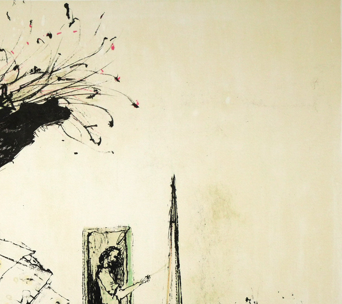 ジャン ジャンセン(Jean Jansem)「二人のモデル(Les deux mannequins)」リトグラフ 拡大画像2