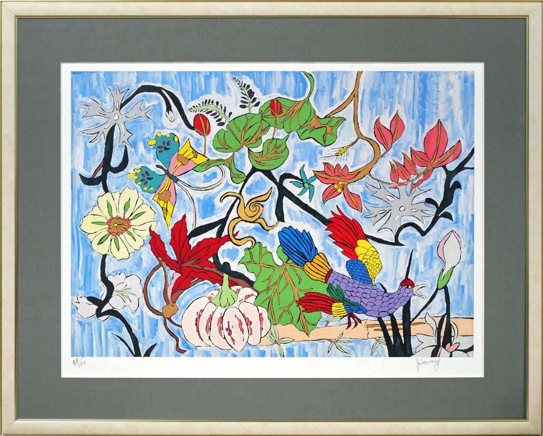 ジミー大西「お花畑」版画・限定品