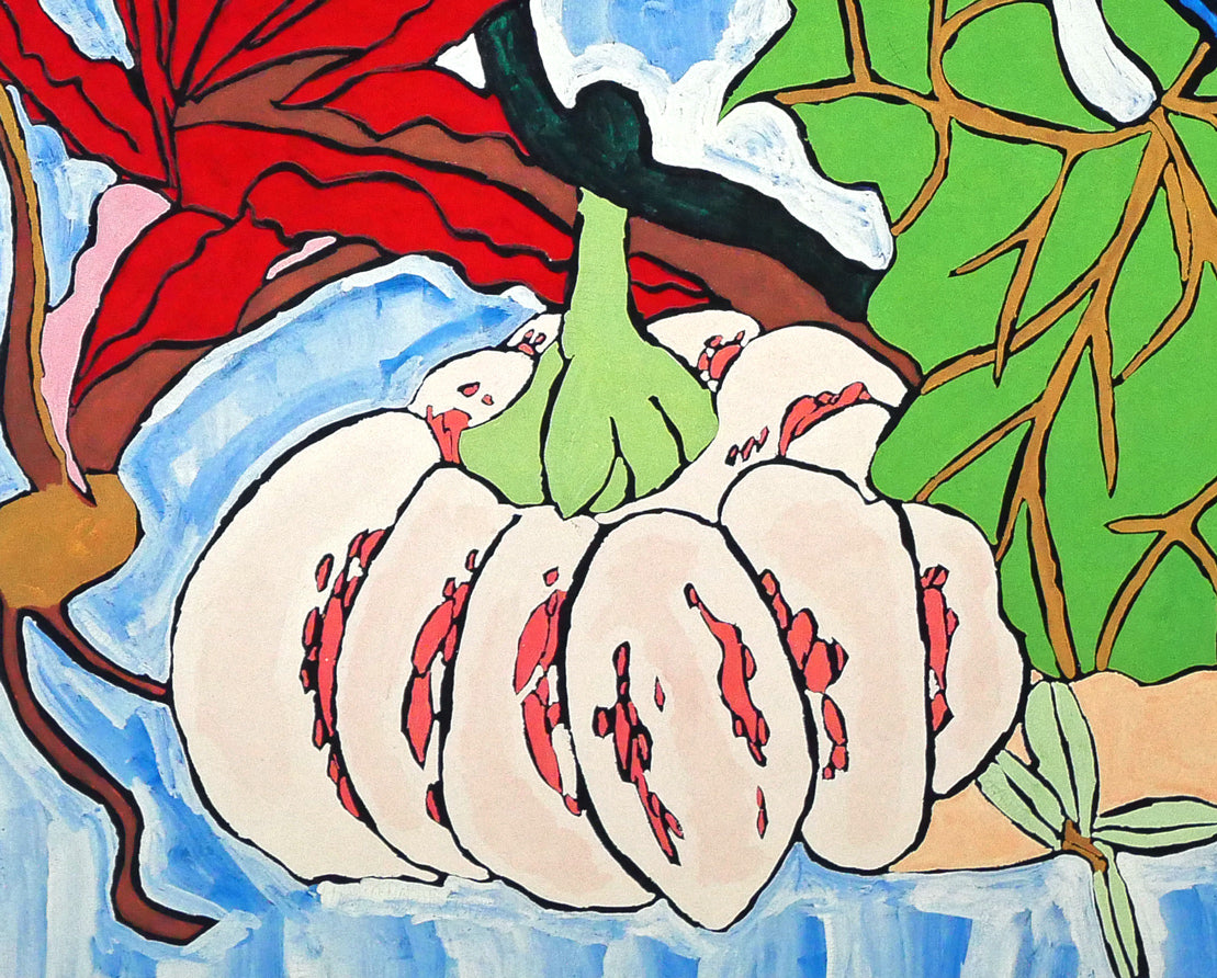 ジミー大西「お花畑」版画・限定品 拡大画像6