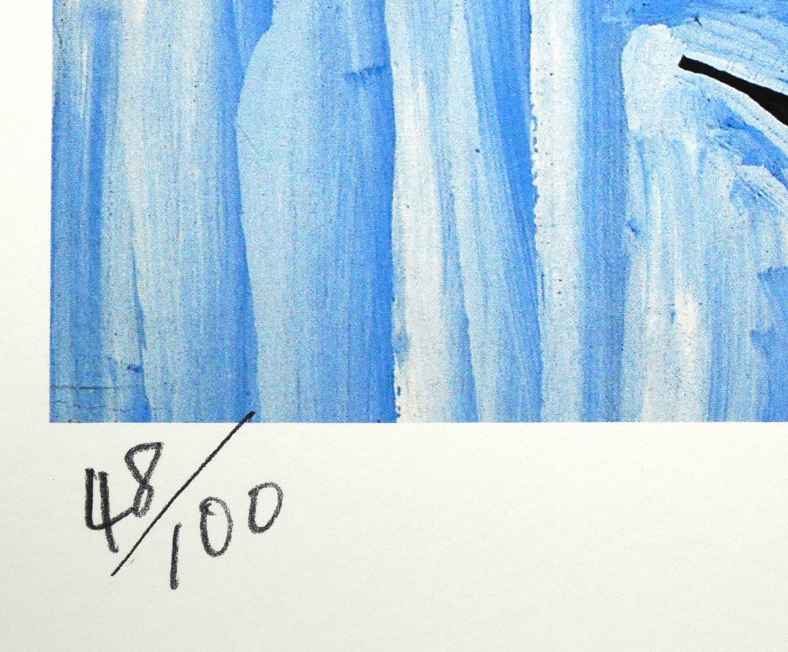 ジミー大西「お花畑」版画・限定品 限定番号(ed,48/100)