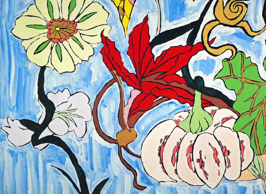 ジミー大西「お花畑」版画・限定品 拡大画像3