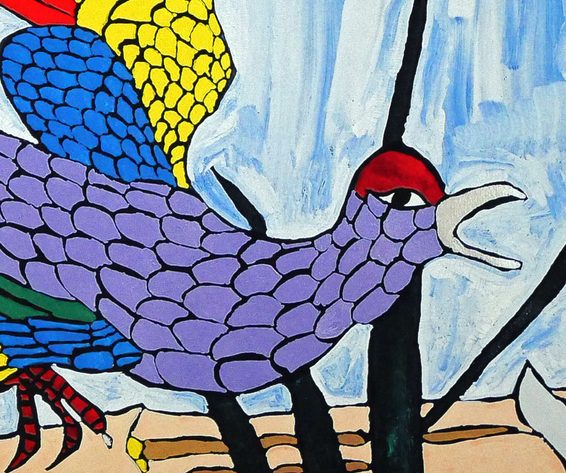 ジミー大西「お花畑」版画・限定品 拡大画像7